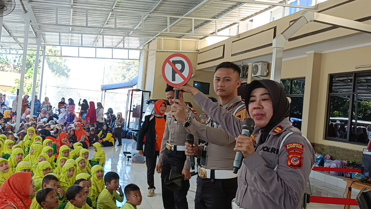 Meriah, 500 lebih Polisi Sahabat anak Kota Bogor Ramaikan Acara HUT Lalu Lintas ke 69