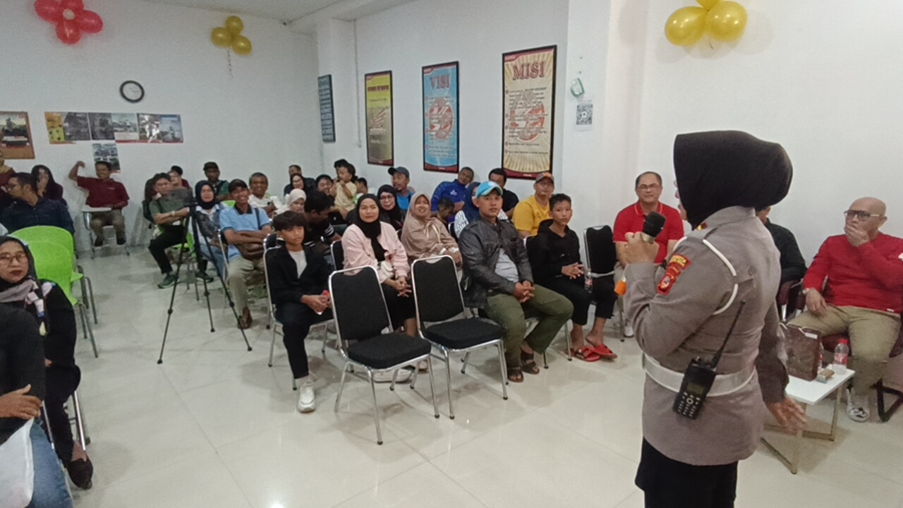 Kerjasama dengan Dealer Honda, Satlantas Polresta Bogor Kota Beri Edukasi Lalu lintas para Konsumen