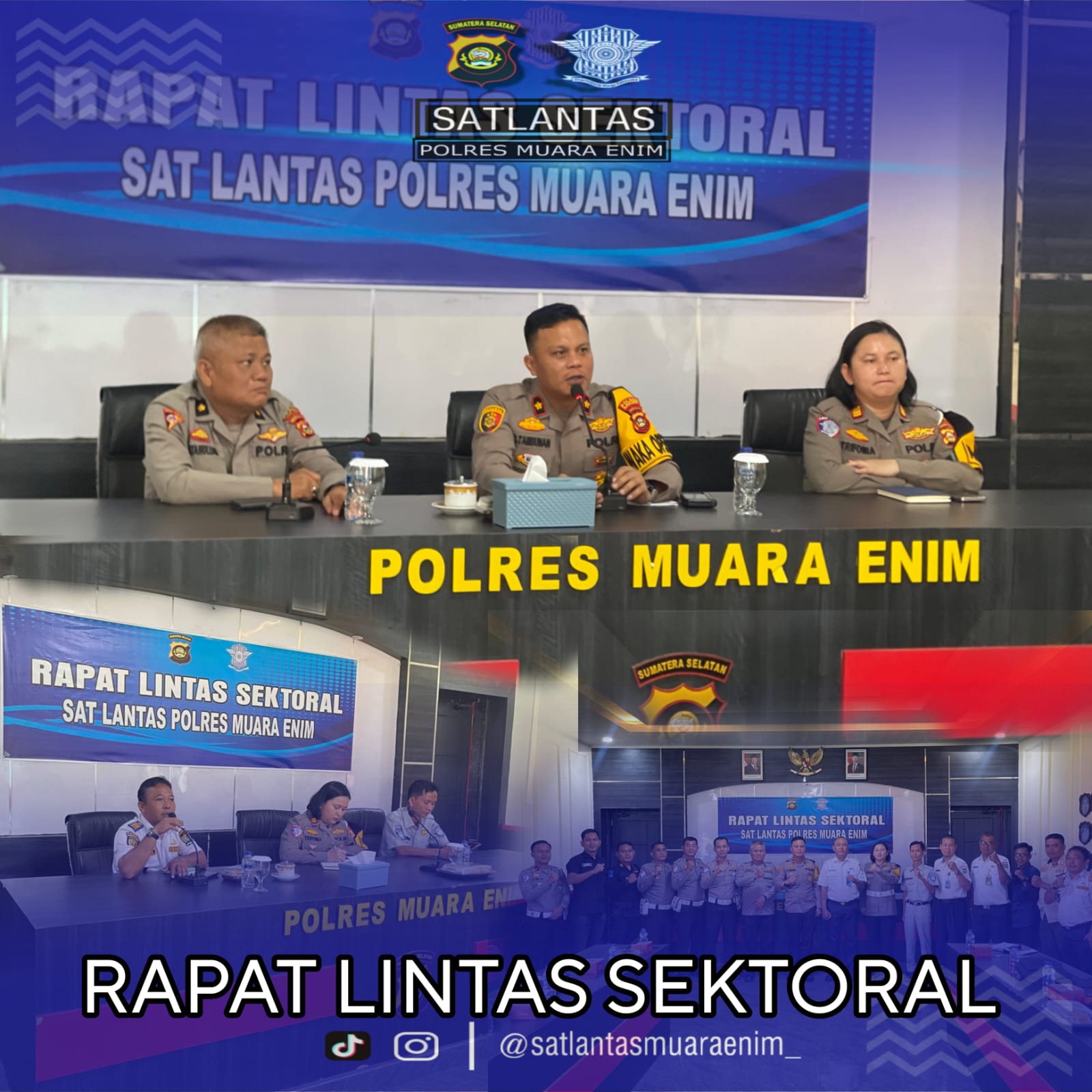 RAPAT LINTAS SEKTORAL POLRES MUARA ENIM