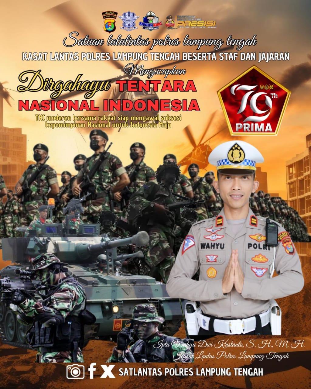 DIRGAHAYU TENTARA NASIONAL INDONESIA