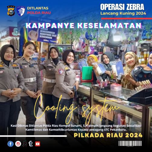 Satgas Preemtif Ops Zebra Lancang Kuning 2024 Melaksanakan Sosialisasi di Sukaramai Trade Center