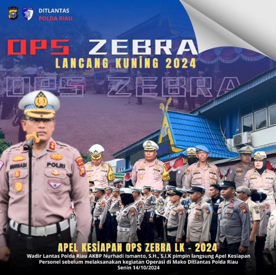 Apel Kesiapan Ops Zebra Lancang Kuning 2024, 14 Oktober 2024