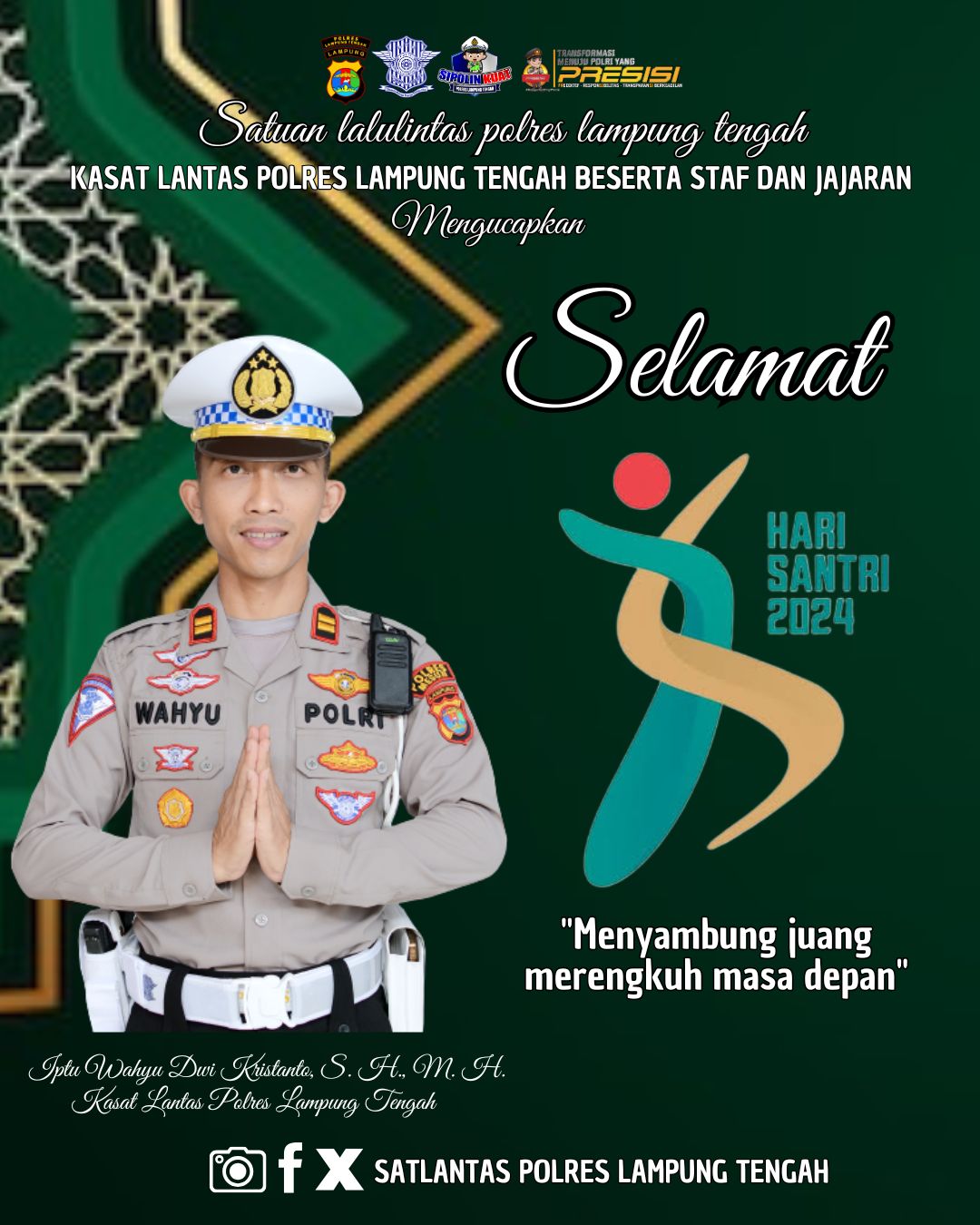 SELAMAT HARI SANTRI NASIONAL 2024