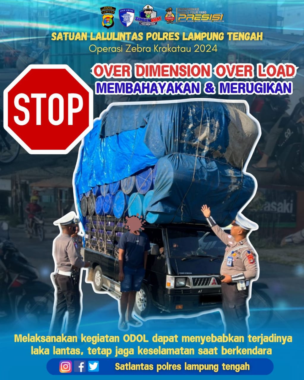 OVER DIMENSION OVER LOAD MEMBAHAYAKAN DAN MERUGIKAN