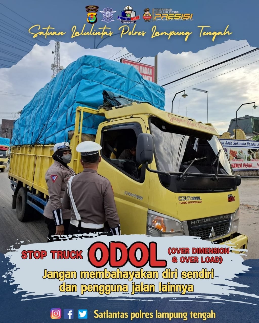 stop truck odol