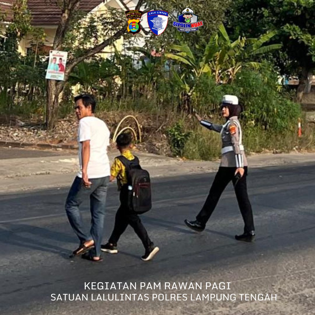 KEGIATAN PENGATURAN ARUS LALIN PADA PAM RAWAN PAGI