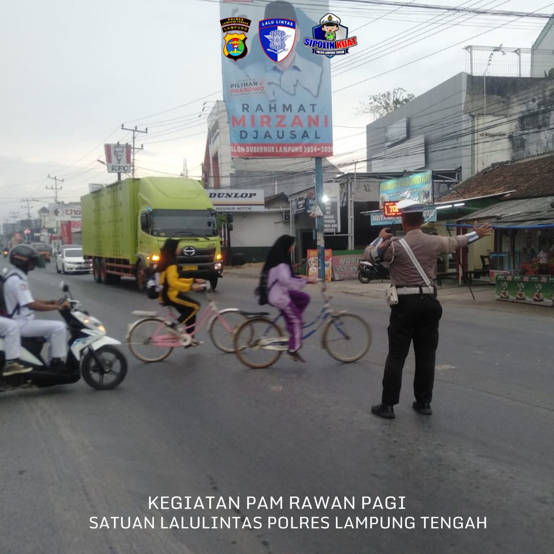 PENGATURAN PAGI GUNA TERCIPTANYA KAMSELTIBCARLANTAS DI WILKUM POLRES LAMPUNG TENGAH