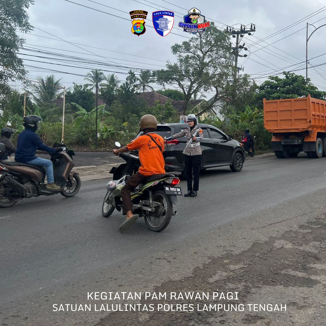 KEGIATAN PAM LALIN PADA PAGI HARI