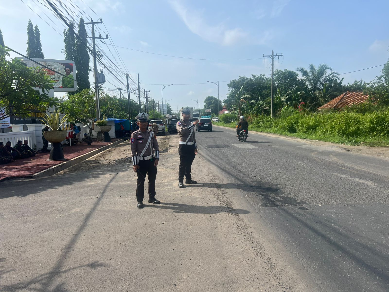 PAM LALIN DALAM RANGKA KUNJUNGAN KERJA KEJAKSAAN AGUNG RI