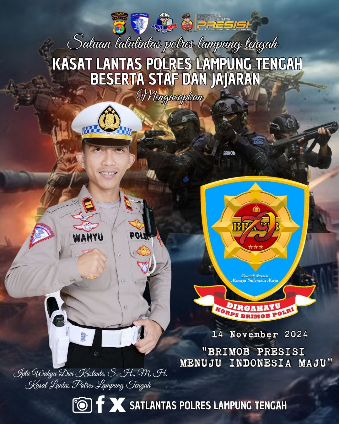 DIRGAHAYAU KORPS BRIMOB POLRI