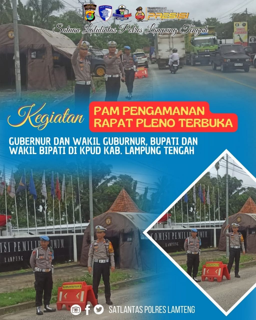 kegiatan pam pengamanan rapat pleno terbuka