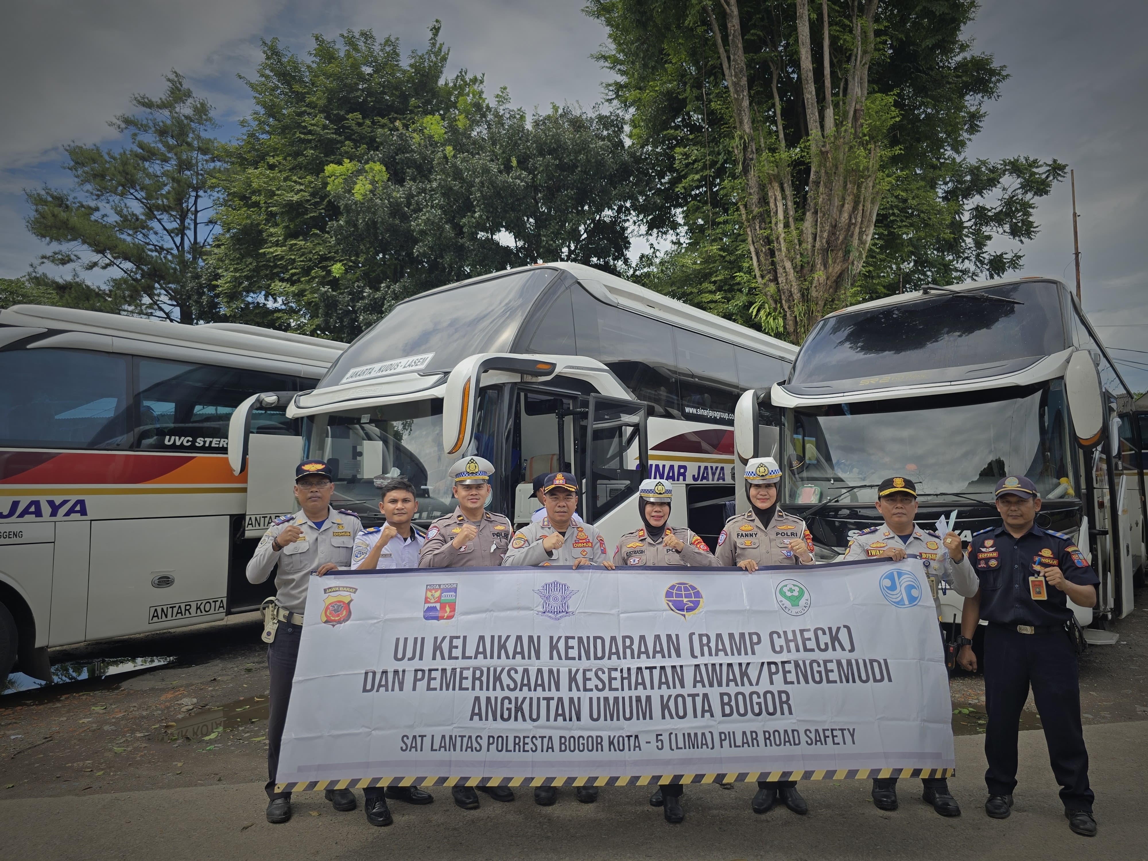Rampcheck Satlantas Polresta Bogor Kota Ksiapan Nataru 2025