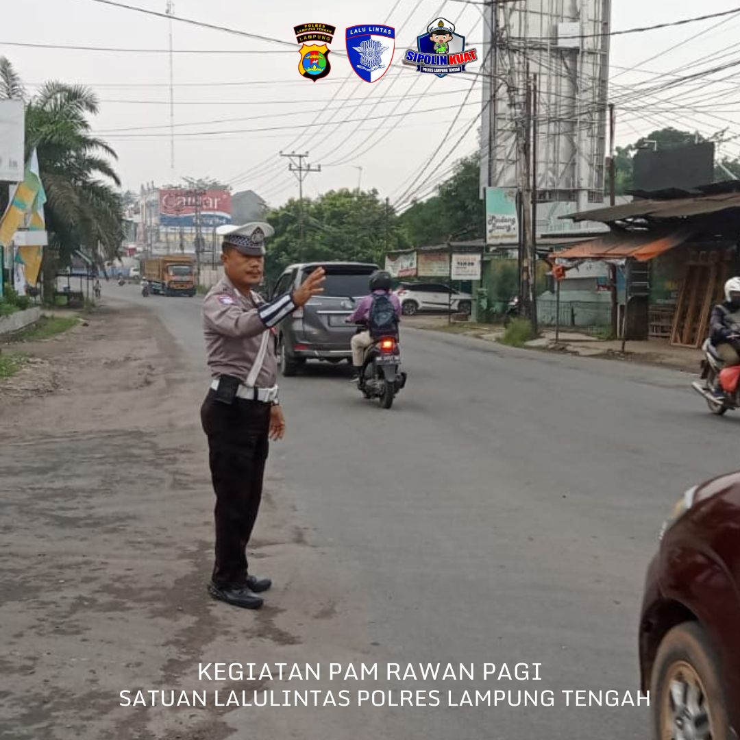 pengaturan arus lalin pada pam rawan pagi