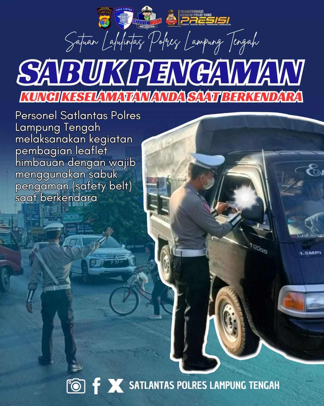 sabuk pengaman kunci keselamatan saat berkendara