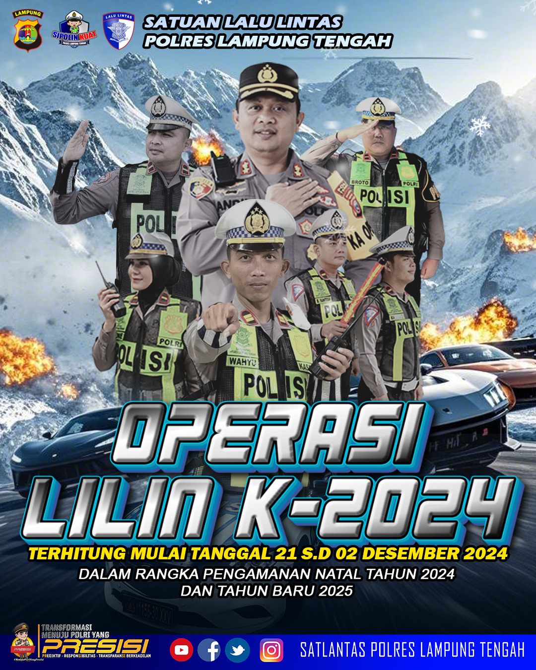 operasi lilin krakatu 2024 terhitung mulai 21 sampai dengan 02 desember 2024