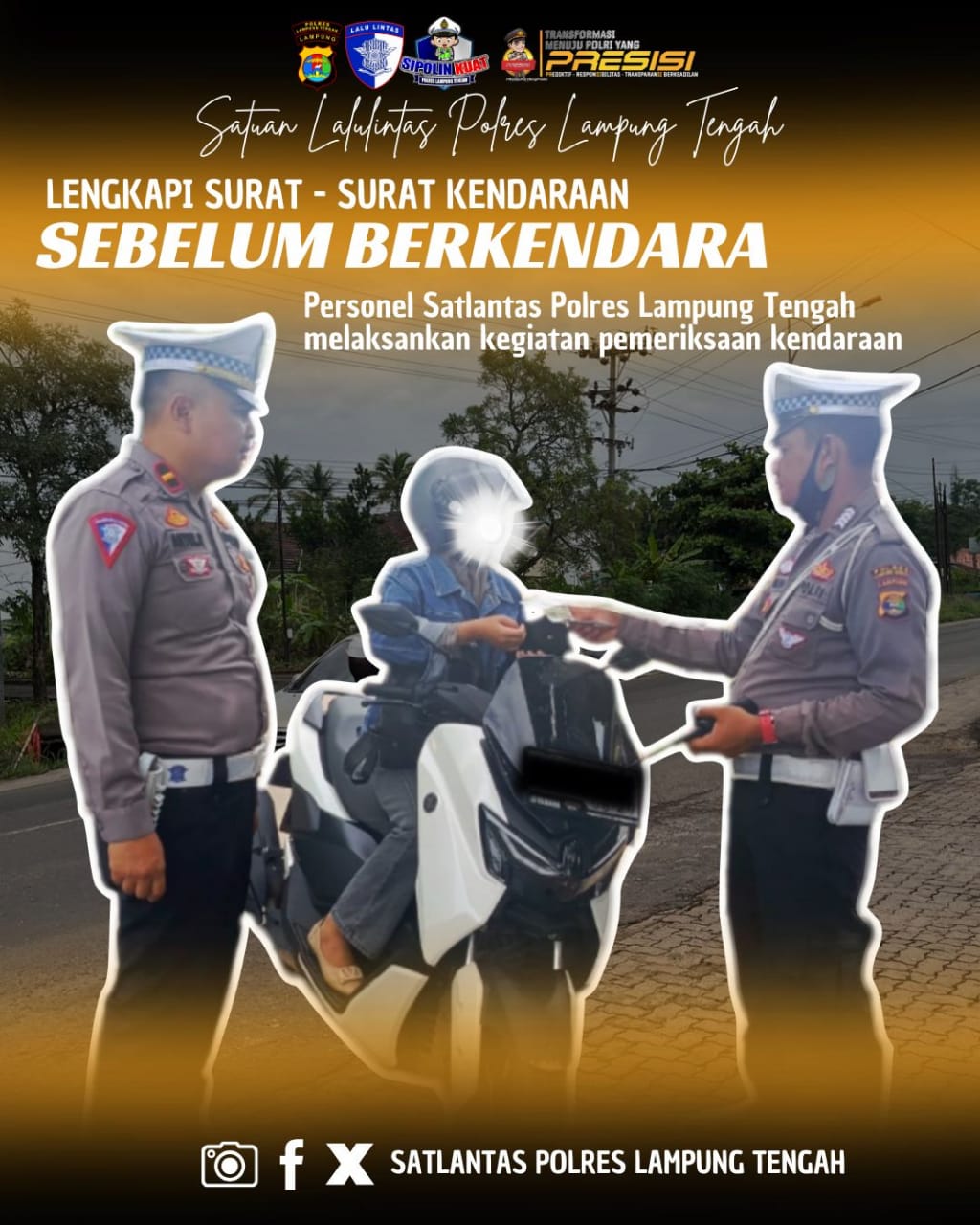 kegiatan pemeriksaan kendaraan