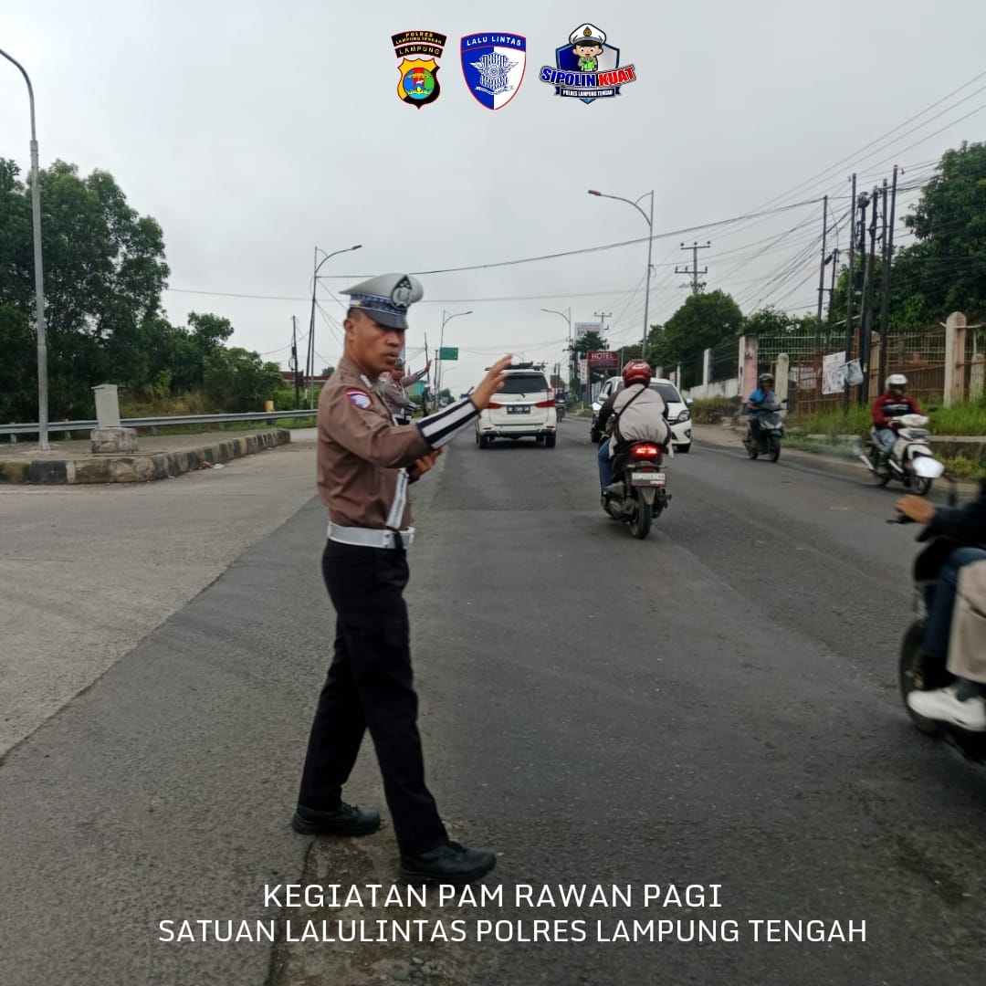 pengaturan arus lalin dalam rangka pam rawan pagi