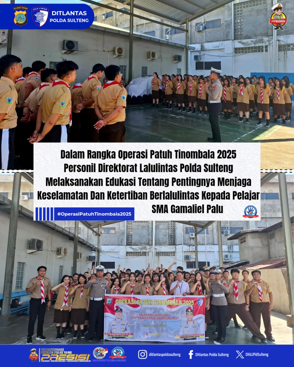 Selamat Berlalulintas: Polantas Berikan Edukasi Kepada Pelajar