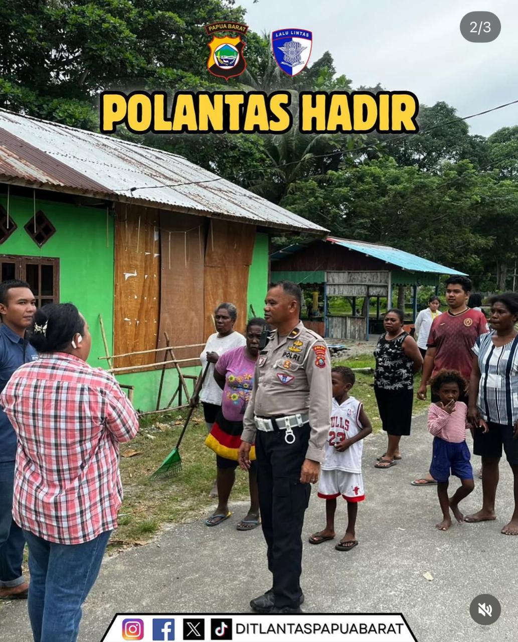 Gengs, Jangan Bandel! Polantas Hadir Buat Ingatkan Bahaya Tsunami di Pesisir