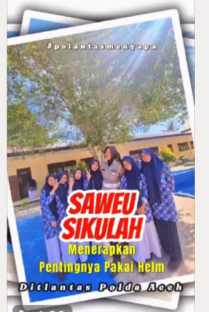 sawe sikula di  smp negeri 1 blang bintang