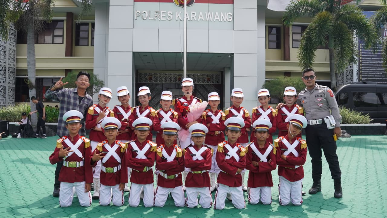 PENAMPILAN POLISI CILIK POLRES KARAWANG