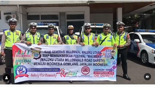 Festival Maumers Direktorat Lalulintas Polda Maluku Utara