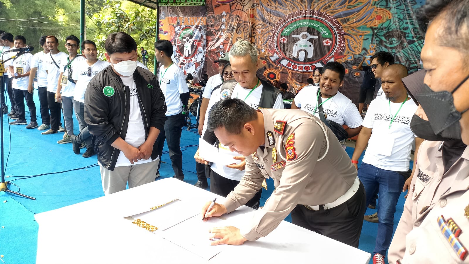 Deklarasi Tertib Berlalulintas Komunitas Ojol Kota Bogor