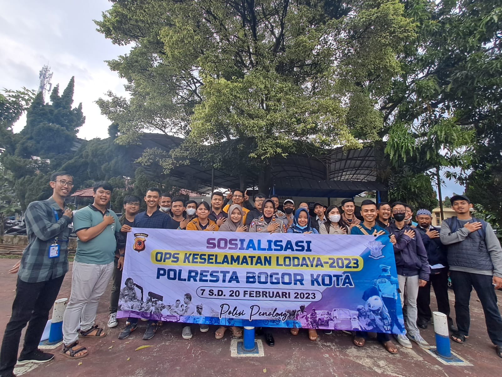 Satlantas Polresta Bogor Kota Gelar Kegiatan Safety Driving dalam rangka Ops Keselamatan Lodaya 2023