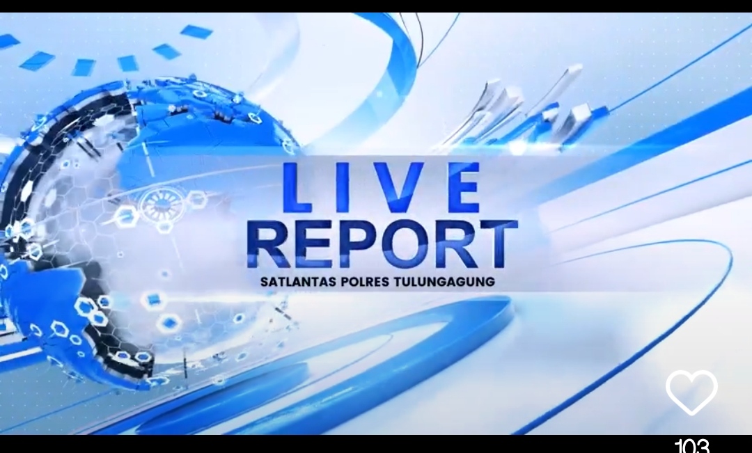 LIVE REPORT DI SIMPANG EMPAT BTA TULUNGAGUNG OLEH PERSONIL SATLANTAS POLRES TULUNGAGUNG