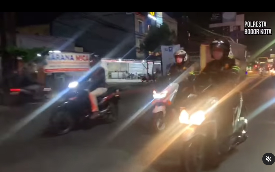 Giat KRYD Polresta Bogor Kota Patroli Malam cegah Gangguan Kamtibmas