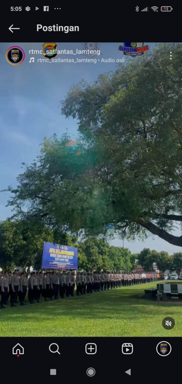 apel gelar pasukan operasi zebra krakatau 2024
