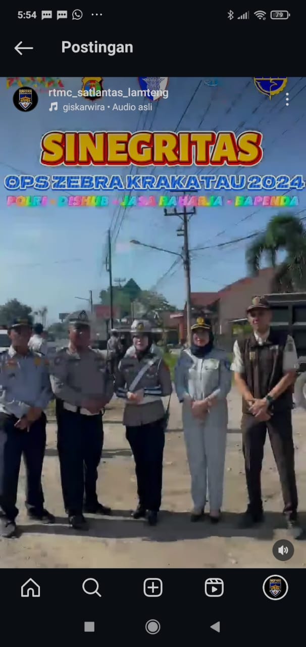 SINEGRITAS OPERASI ZEBRA KRAKATAU 2024
