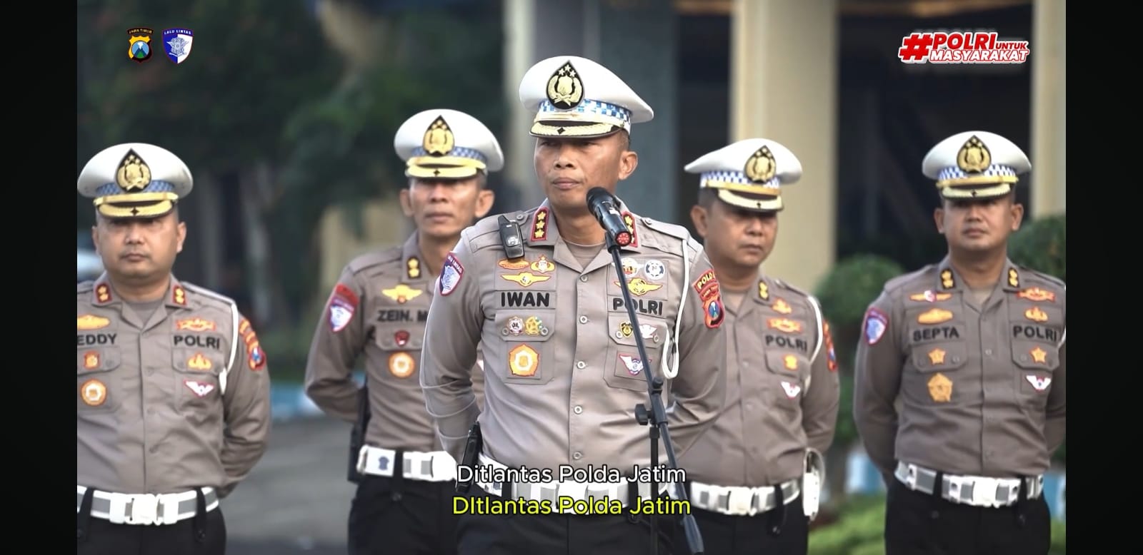 Pembangunan Zona Integritas Ditlantas Polda Jawa Timur