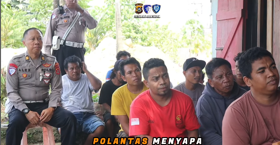 Polantas Menyapa Bersama Eksotis Squad dalam rangka OPS PATUH ANOA 2025
